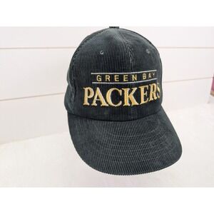 Vintage Green Bay Packers Starter Hat Green Corduroy SnapBack 90s NFL Cotton